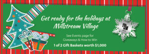 Millstream Xmas giveaways and event 2022